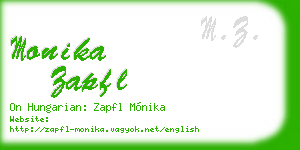 monika zapfl business card